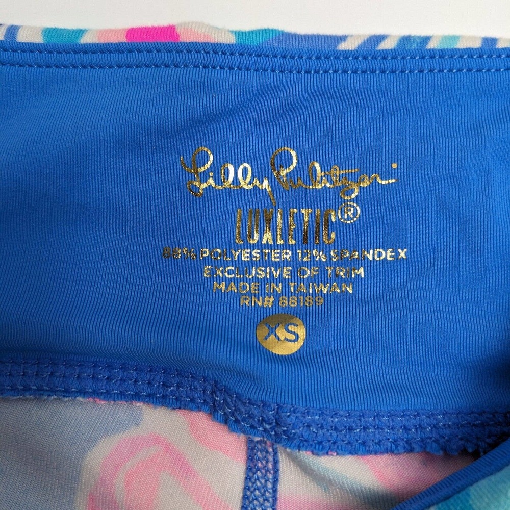 Lilly Pulitzer Women's Size XS Capri Style Spandex Floral Legging Exercise Pants - Picture 5 of 8